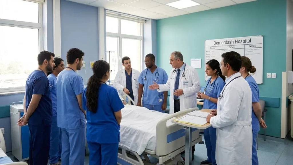 التعليم الطبي في مستشفى الدمرداش وتدريب طلاب الطب وأطباء الامتياز