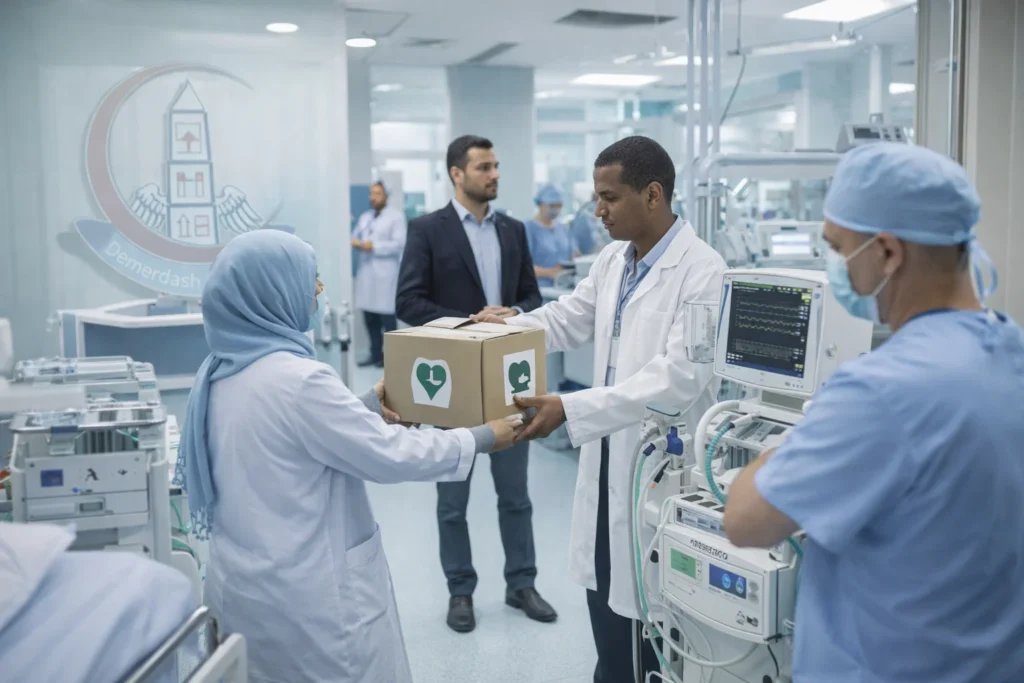 الدعم المجتمعي والتبرعات ودورها في تطوير الخدمات الطبية بمستشفى الدمرداش