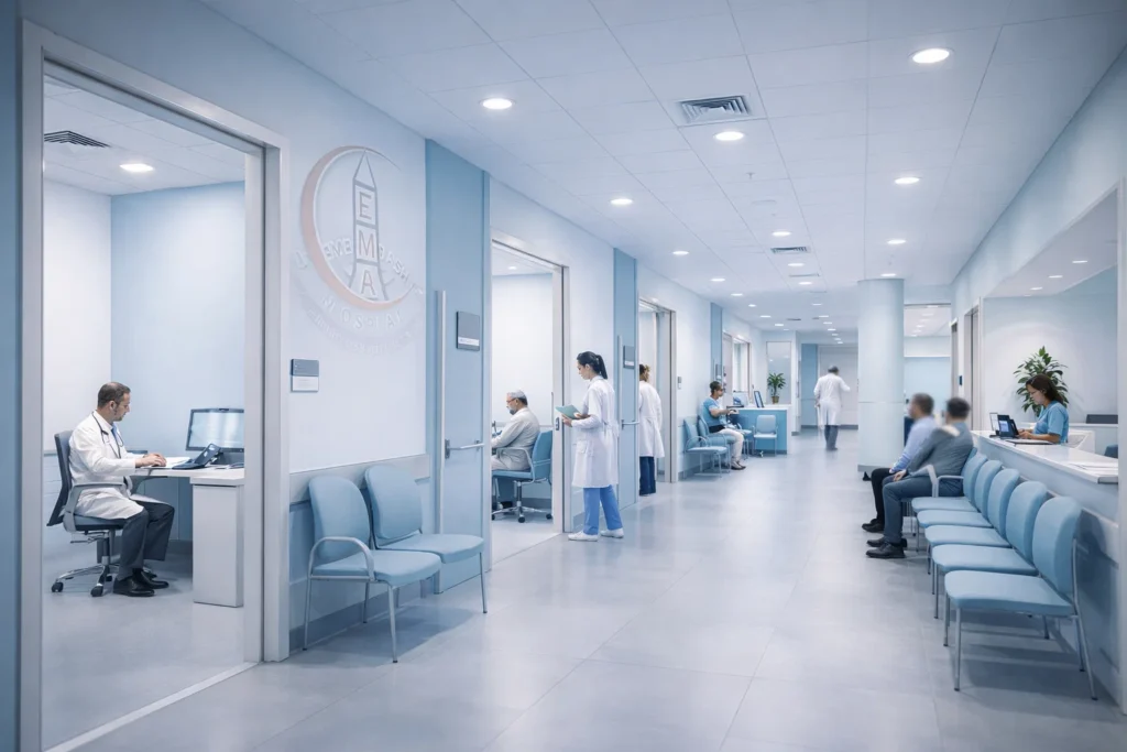 العيادات الخارجية مستشفى الدمرداش وتنظيم خدمات الكشف والمتابعة الطبية عبر تخصصات متعددة