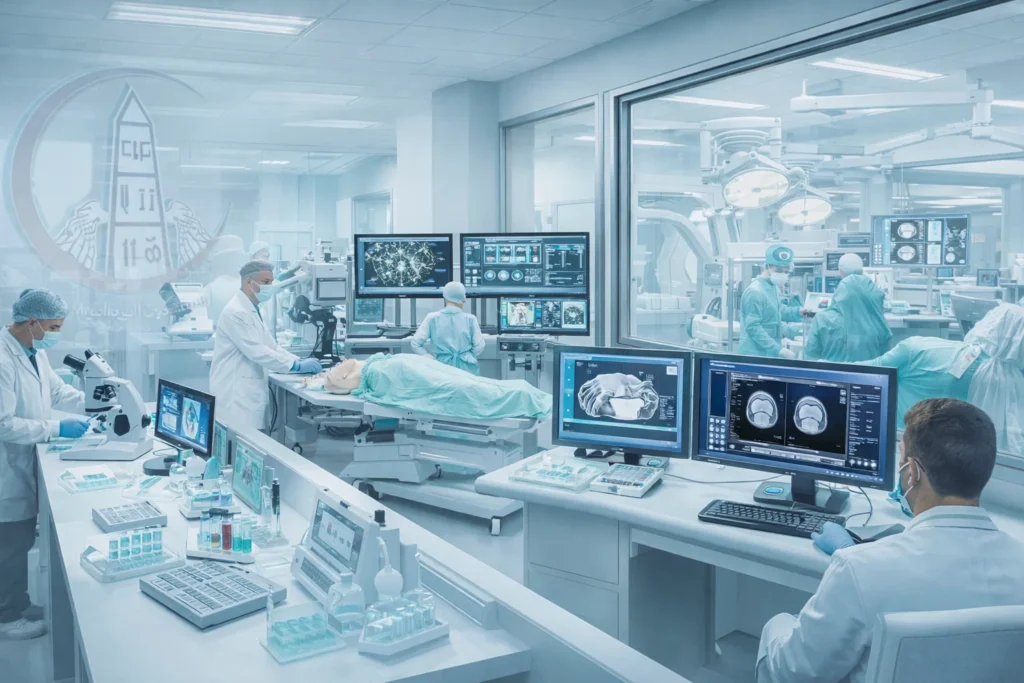 المراكز والوحدات الطبية المتخصصة بجامعة عين شمس ودورها في دعم الرعاية الصحية المتقدمة