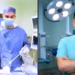 فريق جراحي يجري عملية جراحية خلال ورشة جراحات القولون بمستشفيات جامعة عين شمس