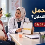 حامل تستشير طبيبة بشأن موعد تحليل سكر الحمل بين الأسبوعين 24 و28