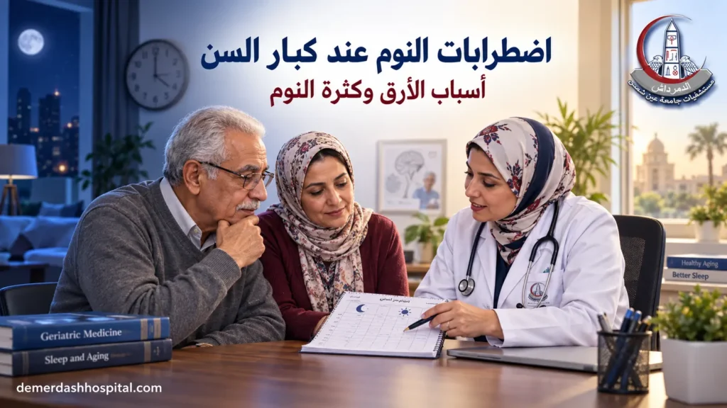 أحد أفراد الأسرة يطلب الإسعاف عند صعوبة إيقاظ شخص مسن بعد الاشتباه في جرعة دوائية زائدة.